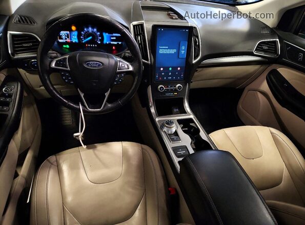 2FMPK4K96NBB05753 2022 FORD EDGE Black Dashboard view
