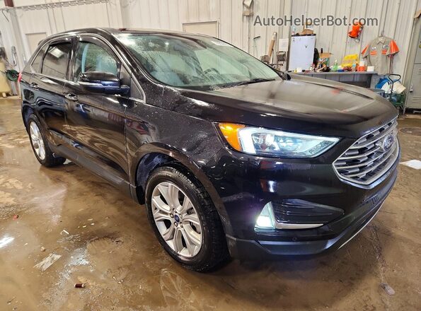2FMPK4K96NBB05753 2022 FORD EDGE Black Front right