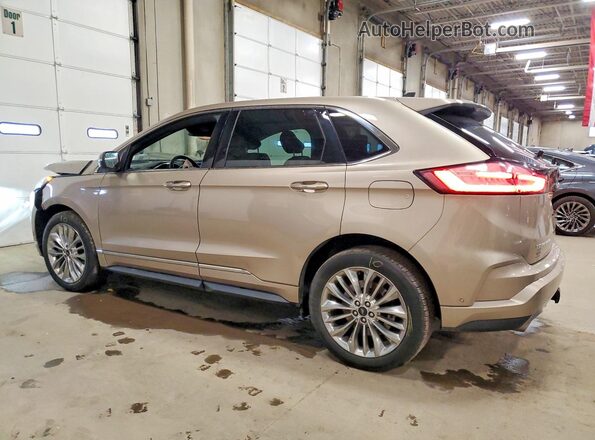 2FMPK4K97MBA08866 2021 FORD EDGE Tan Հետևի ձախ