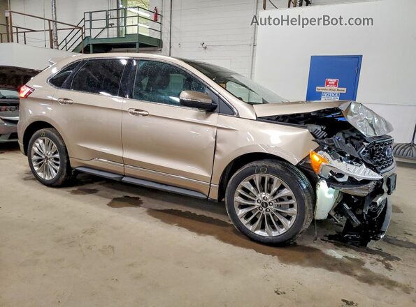 2FMPK4K97MBA08866 2021 FORD EDGE Tan Առջևի աջ