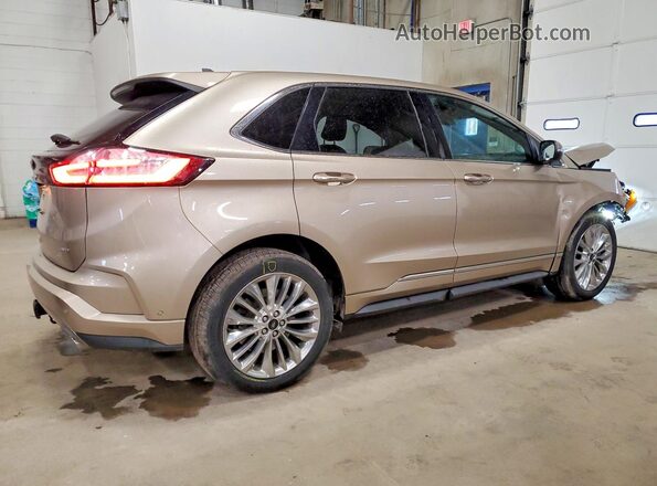 2FMPK4K97MBA08866 2021 FORD EDGE Tan Հետևի աջ