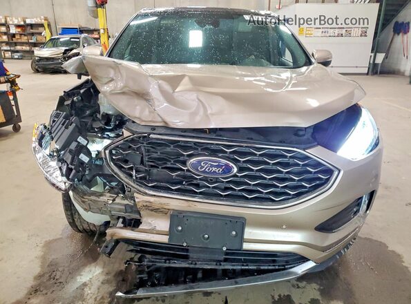 2FMPK4K97MBA08866 2021 FORD EDGE Tan Դիմացի տեսք