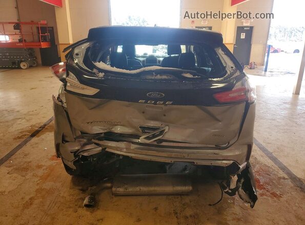 2FMPK4K98NBA14824 2022 FORD EDGE Gray Widok z tyłu