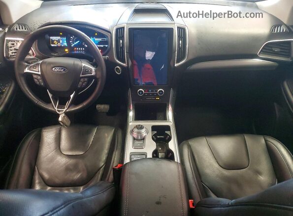 2FMPK4K98NBA14824 2022 FORD EDGE Gray Widok deski rozdzielczej