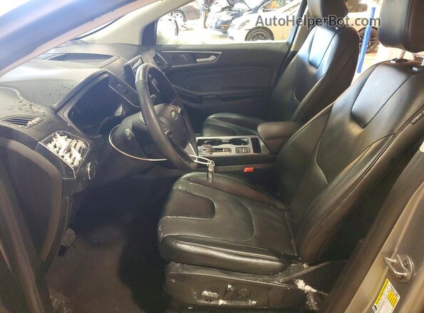 2FMPK4K98NBA14824 2022 FORD EDGE Gray Widok wnętrza z przodu