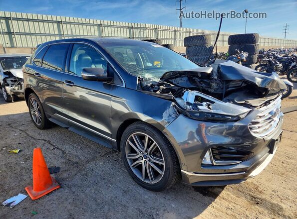 2FMPK4K99KBC53598 2019 FORD EDGE Gray 