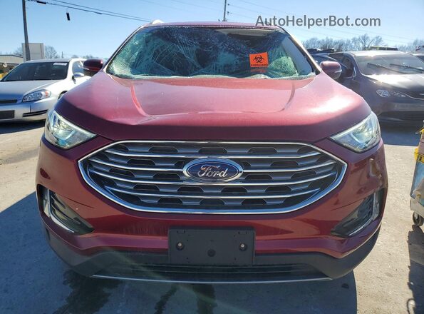 2FMPK4K99KBC72054 2019 FORD EDGE Red 