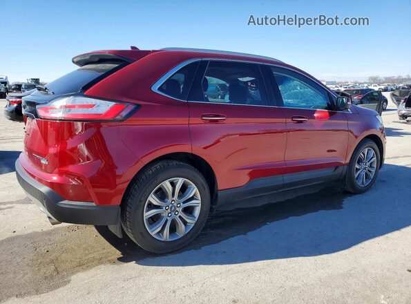 2FMPK4K99KBC72054 2019 FORD EDGE Red 
