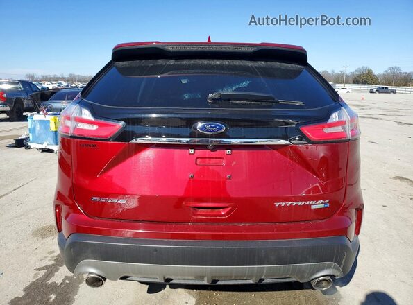 2FMPK4K99KBC72054 2019 FORD EDGE Red 