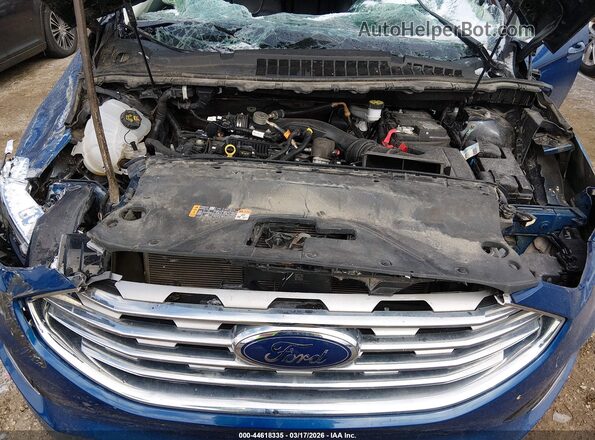 2FMPK4K99LBA83521 2020 FORD EDGE Синий Вид сзади