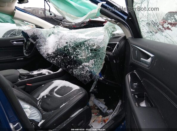 2FMPK4K99LBA83521 2020 FORD EDGE Синий Вид салона спереди