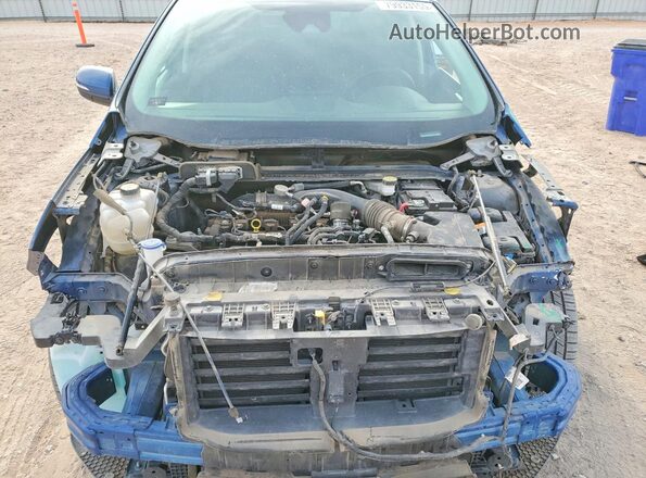 2FMPK4K99MBA27340 2021 FORD EDGE Blue Вид підкапотного простору