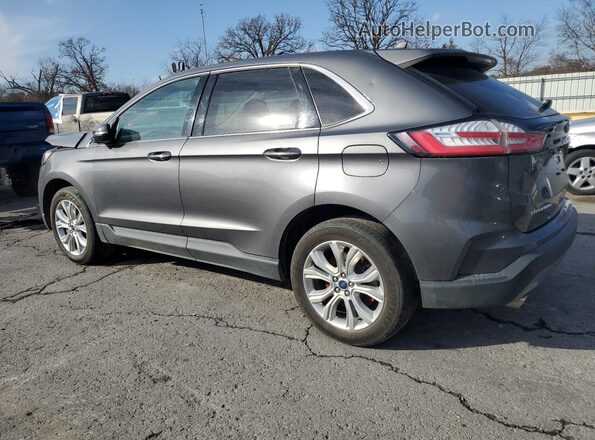 2FMPK4K9XMBA26830 2021 FORD EDGE Gray Rear left