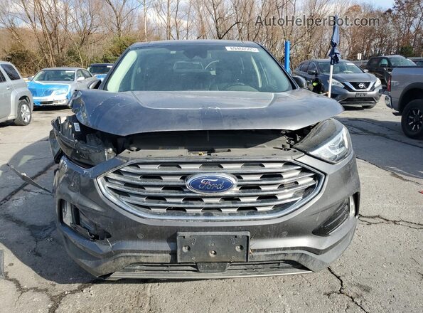 2FMPK4K9XMBA26830 2021 FORD EDGE Gray Front view