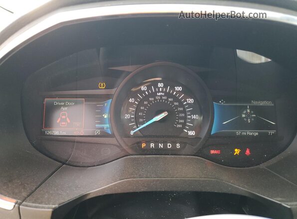 2FMPK4K9XMBA26830 2021 FORD EDGE Gray Instrument cluster view