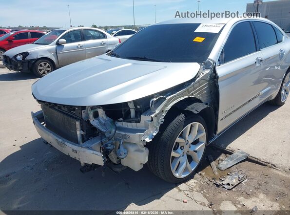 2G1105S30K9115465 2019 CHEVROLET IMPALA Silver Widok z przodu