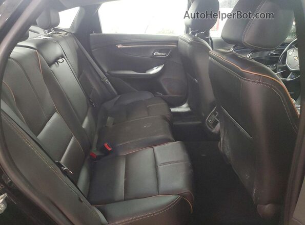 2G1105S34K9158397 2019 CHEVROLET IMPALA Black უკანა სავარძლების ხედი