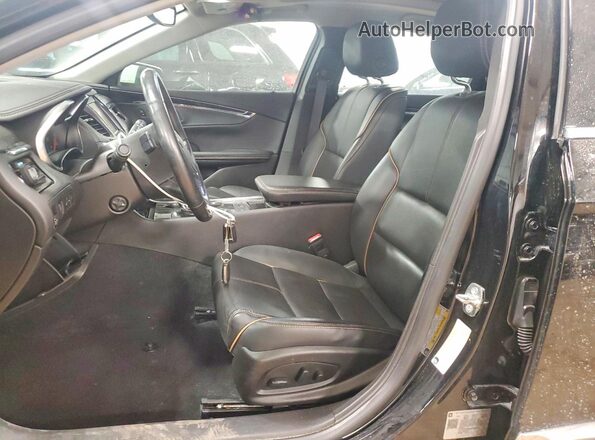 2G1105S34K9158397 2019 CHEVROLET IMPALA Black წინა სალონის ხედი