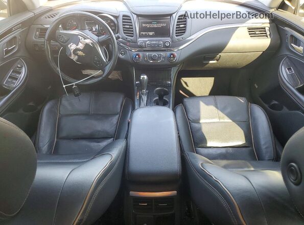 2G1145S30H9150228 2017 CHEVROLET IMPALA Silver Widok deski rozdzielczej