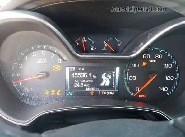 2G1145S30H9150228 2017 CHEVROLET IMPALA Silver Widok zestawu wskaźników