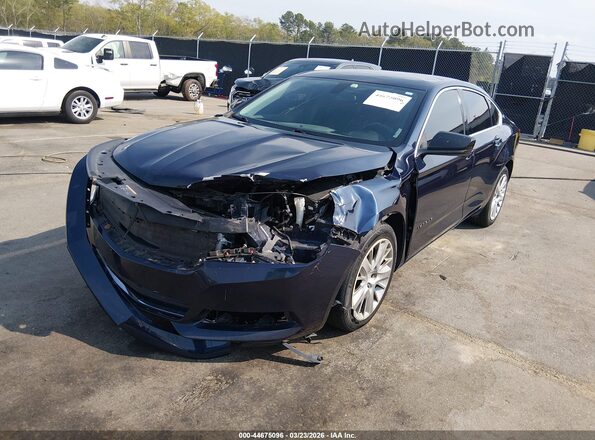 2G11Y5SA4K9100927 2019 CHEVROLET IMPALA Blue წინა მარცხენა ხედი სამი მეოთხედიდან