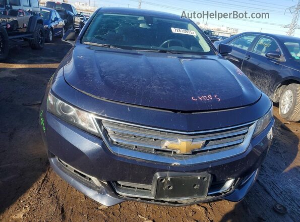 2G11Z5SA2K9144437 2019 CHEVROLET IMPALA Синий 