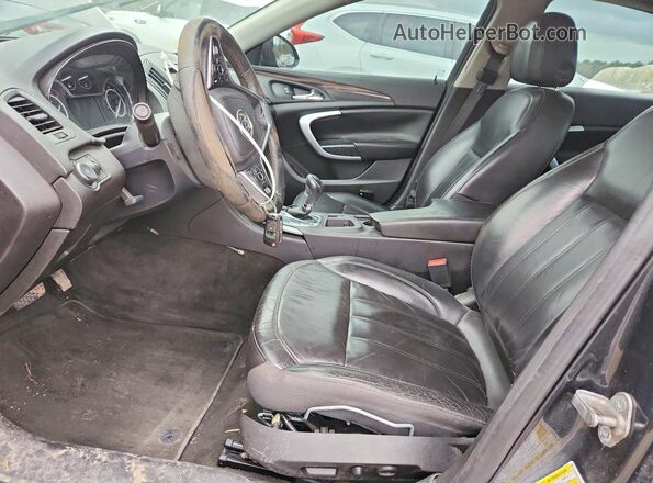 2G4GK5EX0G9182130 2016 BUICK REGAL Charcoal Widok wnętrza z przodu