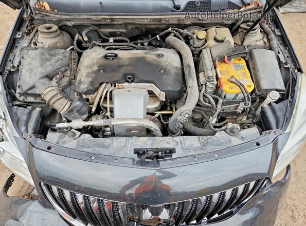 2G4GK5EX0G9182130 2016 BUICK REGAL Charcoal Widok wnętrza z tyłu