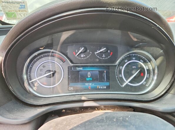 2G4GK5EX0G9182130 2016 BUICK REGAL Charcoal Widok zestawu wskaźników