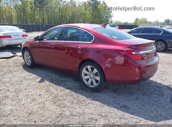 2G4GK5EX4G9164312 2016 BUICK REGAL Red Trasero izquierdo