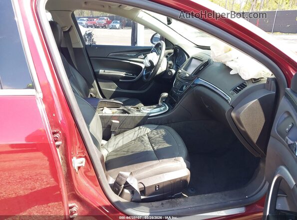 2G4GK5EX4G9164312 2016 BUICK REGAL Red Vista interior delantera