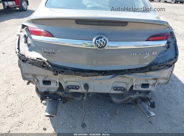 2G4GL5EX5H9191582 2017 BUICK REGAL Beige Front view