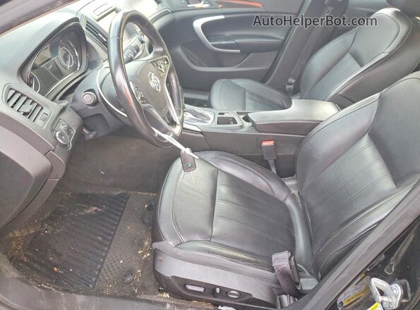 2G4GL5EX6H9105695 2017 BUICK REGAL Black Front interior view