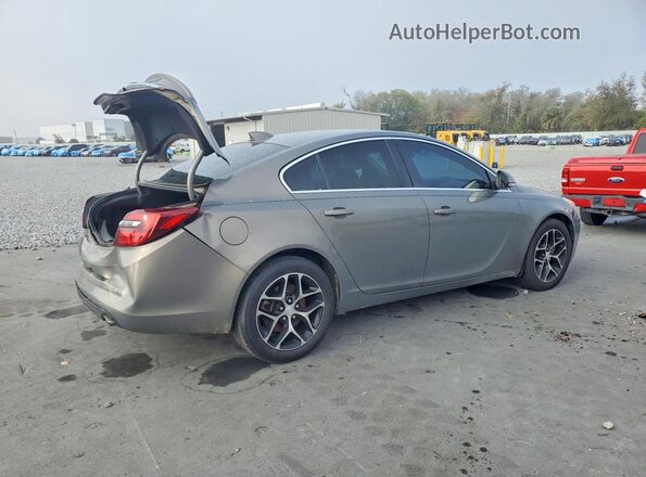 2G4GL5EX6H9188934 2017 BUICK REGAL Gray Trasero derecho
