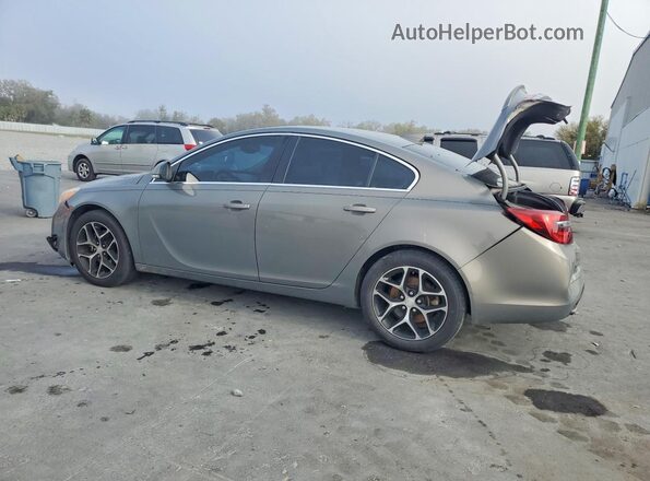 2G4GL5EX6H9188934 2017 BUICK REGAL Gray Trasero izquierdo