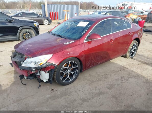 2G4GL5EX7H9133179 2017 BUICK REGAL Бордовый 