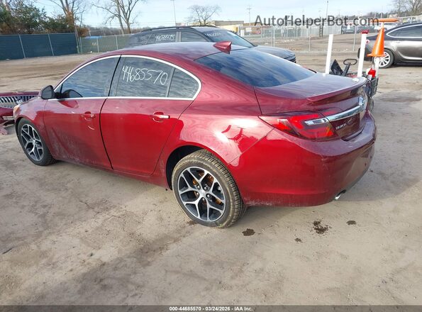 2G4GL5EX7H9133179 2017 BUICK REGAL Бордовый 