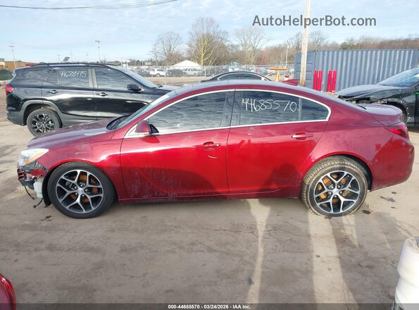 2G4GL5EX7H9133179 2017 BUICK REGAL Бордовый 