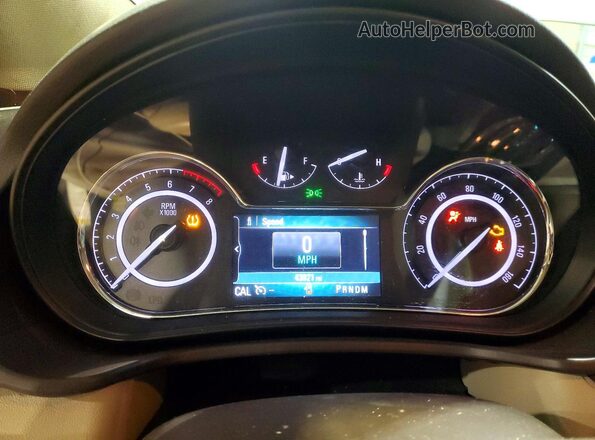 2G4GS5GX7G9187578 2016 BUICK REGAL Beige Instrument cluster view