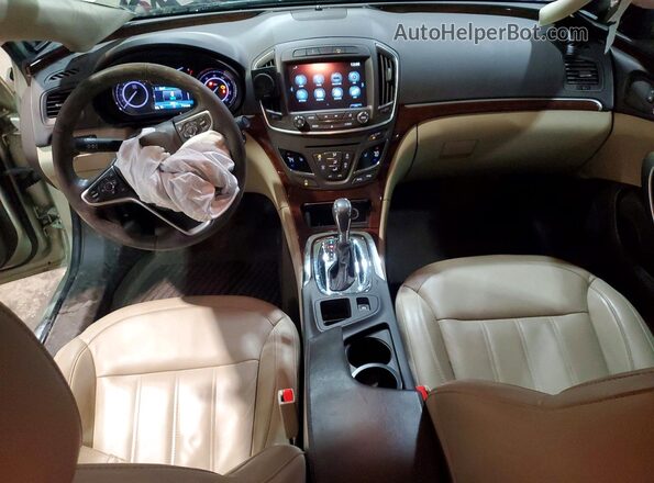 2G4GS5GX7G9187578 2016 BUICK REGAL Beige Dashboard view