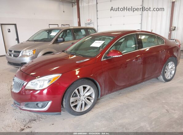 2G4GS5GX8G9118401 2016 BUICK REGAL Красный Передняя левая четверть