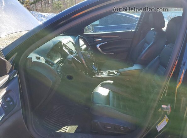 2G4GU5GX1H9108997 2017 BUICK REGAL Black Вид салону спереду