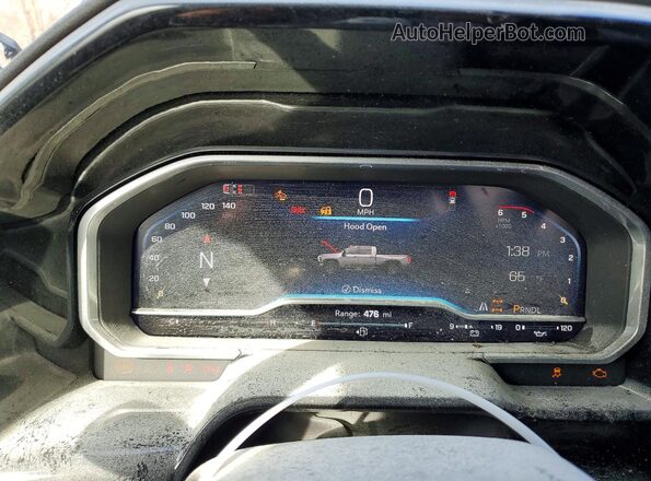 2GC1KNEY3S1232061 2025 CHEVROLET SILVERADO Black Սարքավորումների վահանակի տեսք