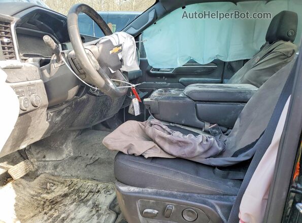 2GC1KNEY3S1232061 2025 CHEVROLET SILVERADO Black Սալոնի դիմացի տեսք