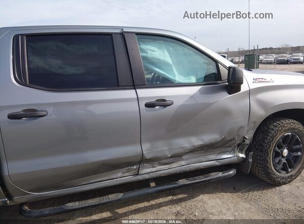 2GCUDAED4R1157555 2024 CHEVROLET SILVERADO Серый Вид спереди