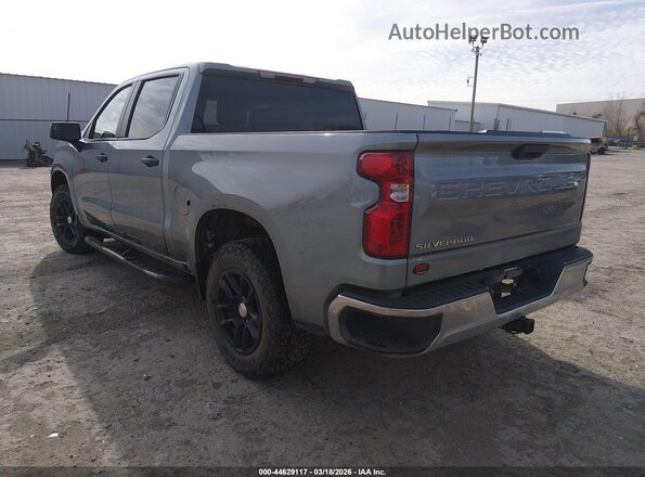 2GCUDAED4R1157555 2024 CHEVROLET SILVERADO Серый Задняя левая четверть