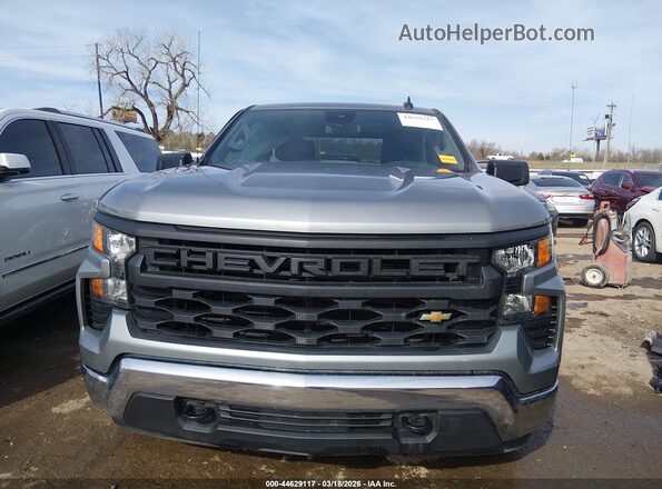 2GCUDAED4R1157555 2024 CHEVROLET SILVERADO Серый Вид щитка приборов