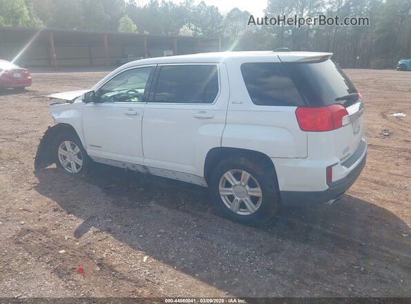 2GKALMEK9G6304835 2016 GMC TERRAIN White Հետևի ձախ