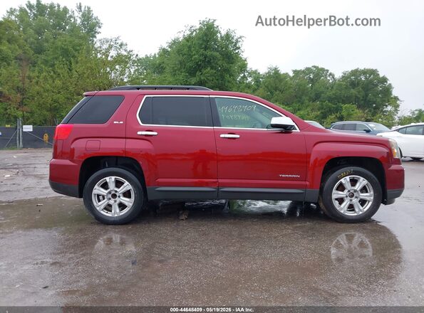 2GKALNEK7H6141223 2017 GMC TERRAIN Red Սալոնի հետևի տեսք