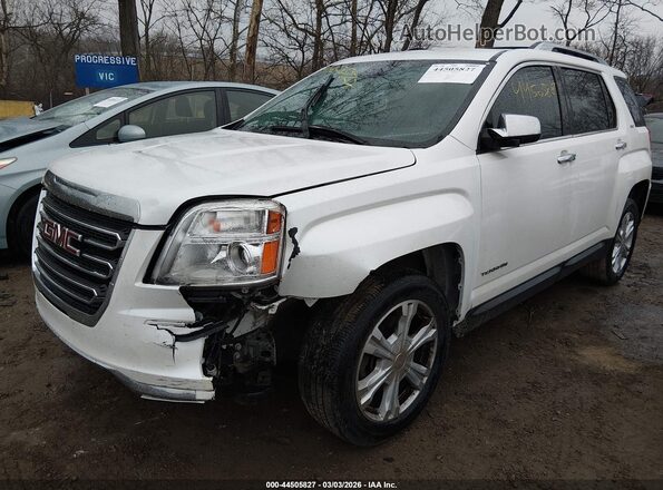 2GKFLUEK5G6335540 2016 GMC TERRAIN White Դիմացի տեսք